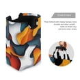 thumbnail image 3 of Yayeee Freestanding Laundry Hamper with Handle Collapsible Large Storage Basket for Clothes, Abstract Wavy, 3 of 7
