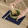 thumbnail image 4 of LIZHOUMIL Matcha Whisk Set 7-Piece, Ceramic Bowl, Bamboo Tools, Green Glaze Design, 4 of 7