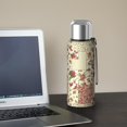 thumbnail image 5 of 20 Oz Pioneer Flower Coffee Tumbler Double Wall Insulated Stainless Steel Water Bottle | Metal Reusable Thermoses Flask with Cup Cap | Leak & Sweat Proof with Anti-Dust Lid, 5 of 7