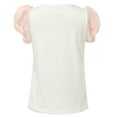 thumbnail image 2 of Richie House Girls' Sweet Summer T-shirt with Mesh Sleeve and Little Girl RH1768, 2 of 2