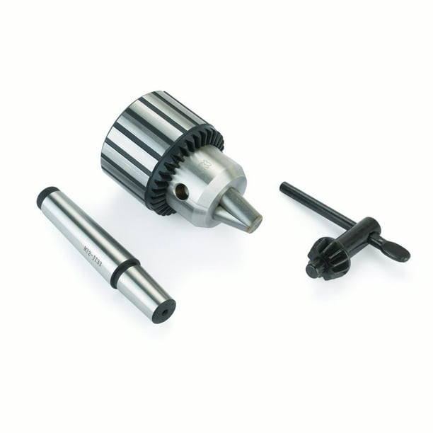 Heavy Duty 1/2" Keyed Lathe Drill Chuck 2 MT