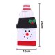 thumbnail image 5 of Bolsas navideñas para botellas de vino, cubierta navideña para botellas, juegos de adornos hechos a mano para botellas de vino en casa, restaurante, Papá Noel Sincero Electrónica, 5 of 5