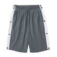 thumbnail image 3 of Tear Away Shorts For Men Breakaway Athletic Shorts Relaxed Fit Post Knee Operation Recovery Shorts With Pockets,GY2,XXXL, 3 of 5