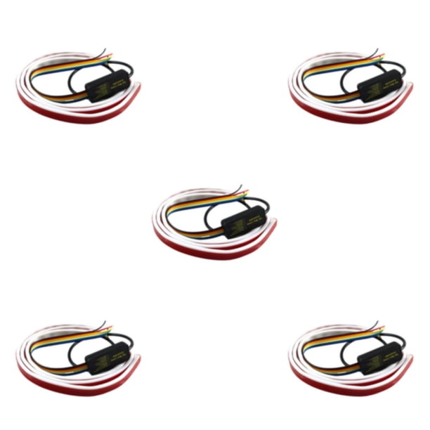 Scienceny Luz trasera de maletero de coche, iluminación de advertencia dinámica, luces impermeables de 1,2 m, piezas de modificación de Type2 NO2