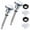 Silver, variant on 2 Set Tub Spout Diverter Repairing Kit, Including 2 Diverter Stems 2 Seals and Diverter Shower Diverter Repairing Kit Leaky Bathtub Faucet Repairing Kit Bathtub