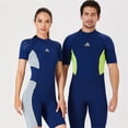 thumbnail image 3 of DIVE SAIL Traje de buceo 3MM Pantalones cortos de manga corta resistentes al desgaste Traje de neopreno Servicio prolongado Sensación de cuerpo fresco Accesorio de surf mujer azul marino L Scienceny OD019360-16, 3 of 7