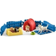 Schleich Farm World, Puppy Pen Toy Animal Set