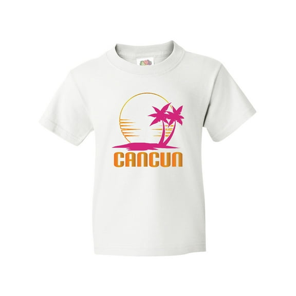 Inktastic Cancun Mexico Sunset Youth T-Shirt