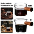 thumbnail image 3 of kurtrusly And Easy  for Operation Borosilicate Glass Tea And Coffee Maker With Two-way Spout And MLOunce Measurement Safe Wood Handle 2½,Ounce 1Set, 3 of 6
