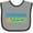 Heather and Black, variant on Inktastic Future Ironworker in Training Boys or Girls Baby Bib