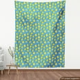 thumbnail image 4 of Ambesonne Lemon Fabric by the Yard Upholstery, Summer Theme Energetic Fruit, 2 Yards, Sky Blue and Mustard, 4 of 5