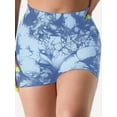 thumbnail image 4 of 3 Piece Tie Dye Workout Shorts For Women, Scrunch Butt Lifting High Waisted Yoga Gym Seamless Booty Biker Shorts, Women's Activewear, 4 of 11