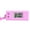 Pink, variant on Soumake Electronic Clock Silent Lcd Digital Display Triangle Student Desktop Clock Keychain For Exam Practical