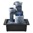 thumbnail image 1 of AMERTEER Tabletop Water Fountain Feng Shui Waterfall Landscape Home Table Ornaments A, 1 of 5