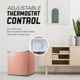 thumbnail image 4 of Mini Fridge For Bedroom, Skincare Refrigerator, Portable Cooler & Warmer for Makeup, for Office & Home, Mini (4 L / 6-Can), Blush Red-tss, 4 of 7