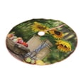 thumbnail image 2 of Bingfone Christmas Tree Skirt Mat Christmas Decoration Interior 30"-Vintage Wooden Bucket, 2 of 8