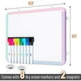 thumbnail image 2 of Mr. Pen- Dry Erase Board, 12.5" x 9.5" with 8 Dry Erase Markers and 2 Board Magnets, White Board Dry Erase, 2 of 8
