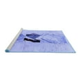 thumbnail image 2 of Ahgly Company Machine Washable Indoor Rectangle Abstract Blue Modern Area Rugs, 7' x 10', 2 of 4