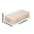 thumbnail image 3 of Nrmrqz Underbed Storage Box Flat Household Drawer Seasonals Clothes Quilt Organizer Box Storage Box Underbed Storage Shenanigans, 3 of 9