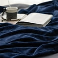 Bedsure Fleece Blanket Twin Blanket Navy Blue 300Gsm Soft Lightweight