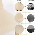 thumbnail image 3 of AUCHEN Super Stretchy Dining Chair Covers Beige Stretchy (4 Count), 3 of 9
