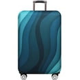 thumbnail image 3 of Funda protectora para equipaje con diseño de mapa del mundo, funda elástica para maletas de viaje, fundas antipolvo para accesorios de viaje de 18 a 32 pulgadas, 3 of 5