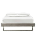 thumbnail image 6 of Platform Bed Frame, Twin Size, Wood, Grey Gray, Modern Contemporary Urban Design, Bedroom Master Guest Suite, 6 of 7