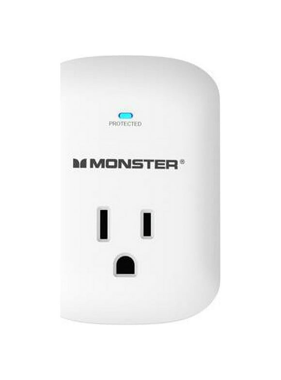 Monster 1600 Just Power It Up Surge Protector Wall Tap