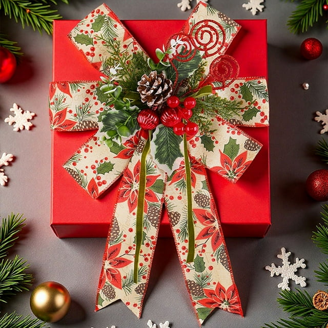 Navidad decoración de bolas de árbol, adorno de festividad de material poliéster, decoración de Navidad para hogar, props de Navidad para tienda, fácil de instalar, portátil, material poliéster
