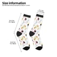 thumbnail image 2 of Kids Girls Boys Socks - Cartoon Cute Goat Colorful Comfort Breathable Crew Socks for Boys Girls Kids, Soft Athletic Running Socks for Boys Socks 6-10 Years Old, 2 of 6