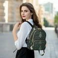 thumbnail image 6 of FORMRS Mini Backpack Purse for Women Travel Daypack Casual Shoulder Bag, Green Christmas Trees, 6 of 7