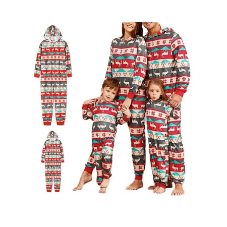 Matching Christmas Xmas Soft Suit Pajamas Sleepwear Set for Boys Girls ...
