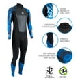 thumbnail image 2 of Aqua Lung HydroFlex 3mm Wetsuit - Men - Camo Blue, 2 of 4