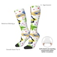 thumbnail image 4 of Logiee Penguins On The Beach Print Gift Stocking Stuffers,Adult Stockings,Novelty Socks,Funny Socks Birthday Running Walking Sleeping, 4 of 6