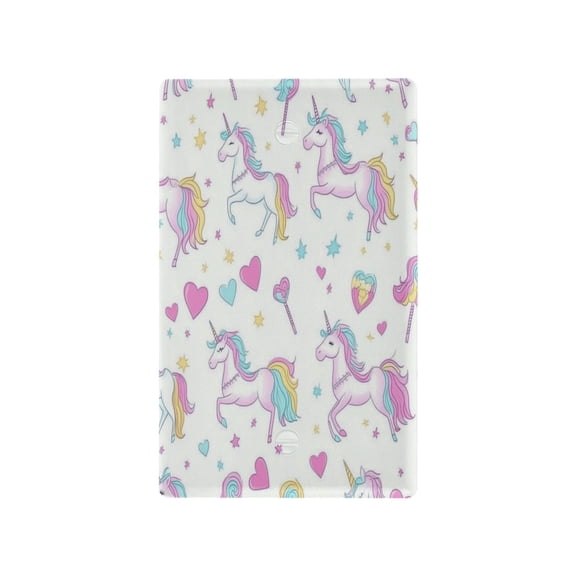 Unicorns and Magic Wands Light Switch Cover Switch Plate Outlet Cover Plug Cover for Electrical Outlet