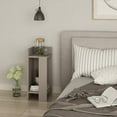 thumbnail image 2 of JV Home Elos Collection Stylish Nightstand | End Table for Living Room, Bedroom 24 inch Left Module Light Mocha, 2 of 5