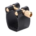 thumbnail image 4 of Black Plastic+PU Sax Mouthpiece Ligature, Portable Sax Mouthpiece Accessory, For Students Professionals, 4 of 8