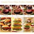 thumbnail image 4 of Presse à Burger, 3 en 1 avec 100 Papiers Antiadhesifs,Kit de Moule à Hamburger antiadhésif,Presse à Burger pour Hamburgers/Barbecue/Galettes/Boulettes de Viande, 4 of 5