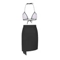 thumbnail image 4 of Daisyyozoid Womens Swimwear Clearance Bikini Split Bikini Three-piece Split Set, 4 of 4