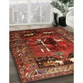 thumbnail image 2 of Ahgly Company Indoor Rectangle Traditional Gold Brown Animal Area Rugs, 7' x 9', 2 of 6