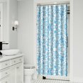 thumbnail image 2 of Country Farmhouse Floral Shower Curtain 36x72 Inches, Bee and Garden Bloom Design on Soft Quick-Dry Polyester, 2 of 5