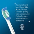 thumbnail image 4 of Genuine Philips Sonicare Simply Clean replacement toothbrush heads, HX6012/04, 2-pk, 4 of 9