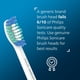 thumbnail image 4 of Genuine Philips Sonicare Simply Clean replacement toothbrush heads, HX6012/04, 2-pk, 4 of 9