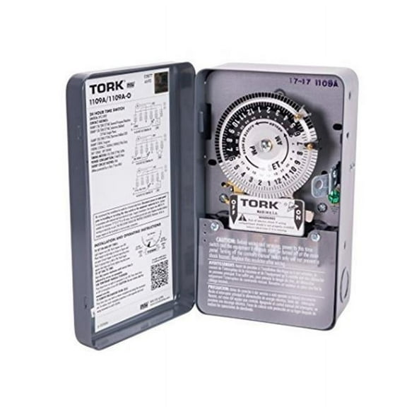 NSI Industries 1109A 24 Hour Time Switch, 40A 120 & 208-277V Indoor