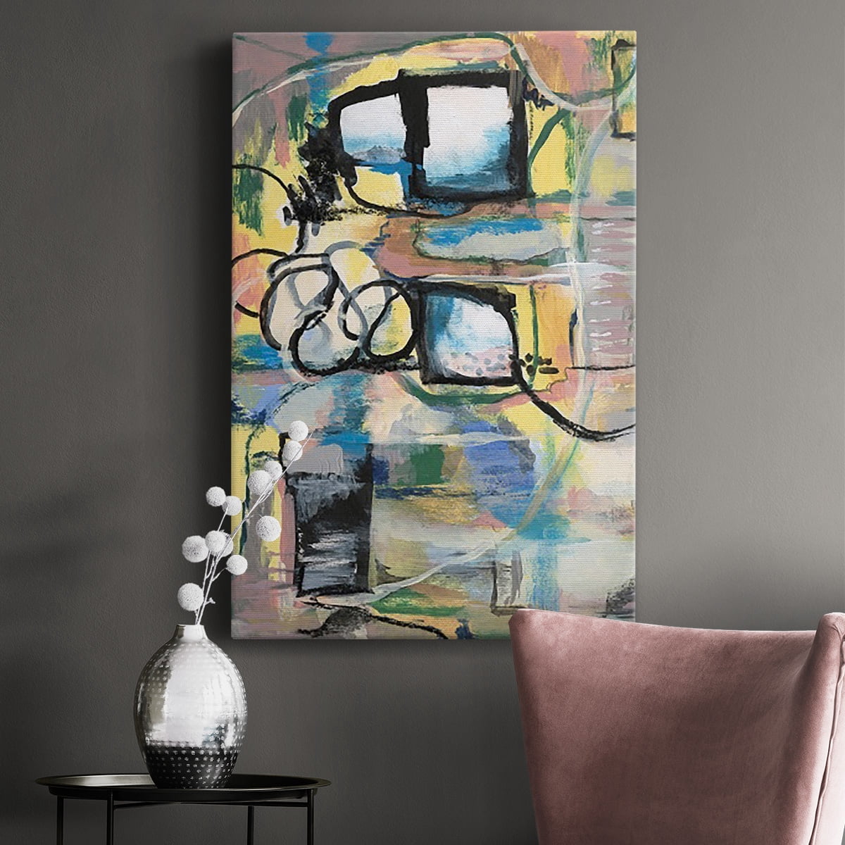 Memory Screen I Premium Gallery Wrapped Canvas - Ready to Hang
