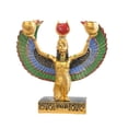 thumbnail image 5 of Escultura de resina de la diosa egipcia, artesanía, adornos de recuerdo de Isis, alas extendidas, arrodillada, modelado de la Tierra, decoración, 5 of 5