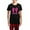With Red Plaid Pant, variant on CafePress - Girls Rule Women's Dark Pajamas - Women's Short Sleeve Print T-Shirt and Pants Dark Cotton Pajama Set