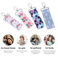 thumbnail image 4 of 4pcs Women Lipstick Holder Creative Keychain Lip Balm Pouch Dual-Use Key Rings, 4 of 7