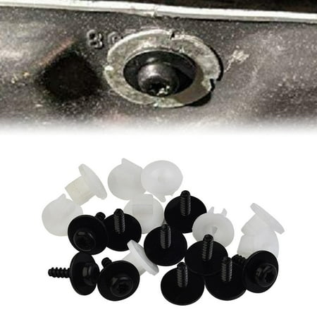 

10 Sets T30 Torx Head Under Engine Shield Screw Grommet Set For Ford Vehicles