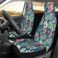thumbnail image 3 of Fotbe Colorful Flowers Pattern Automotive Seat Covers for Cars Trucks and SUVs – Car Seat Covers for Front Seats,Protective Seat Covers,Vehicle Seat Covers, Set of 2, 3 of 9
